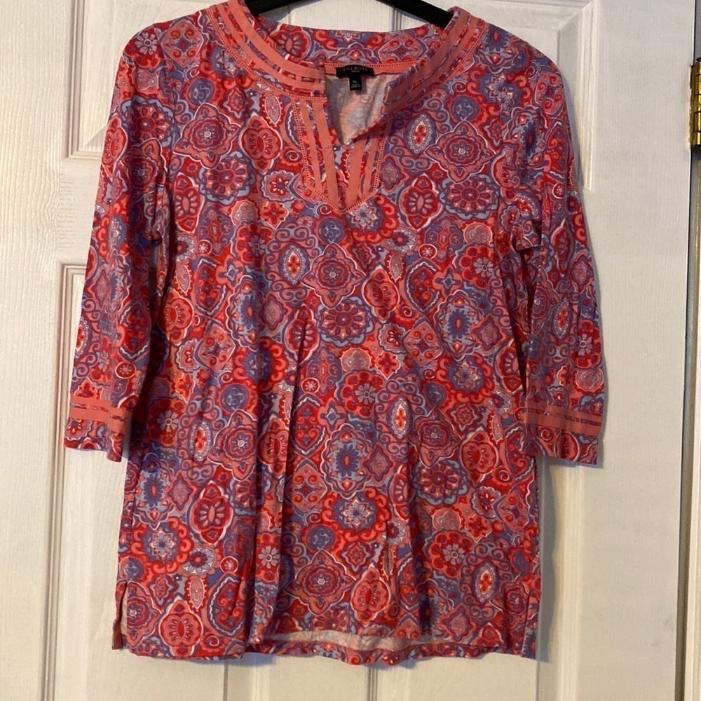 talbots womens top; size petite medium - Picture 1 of 5
